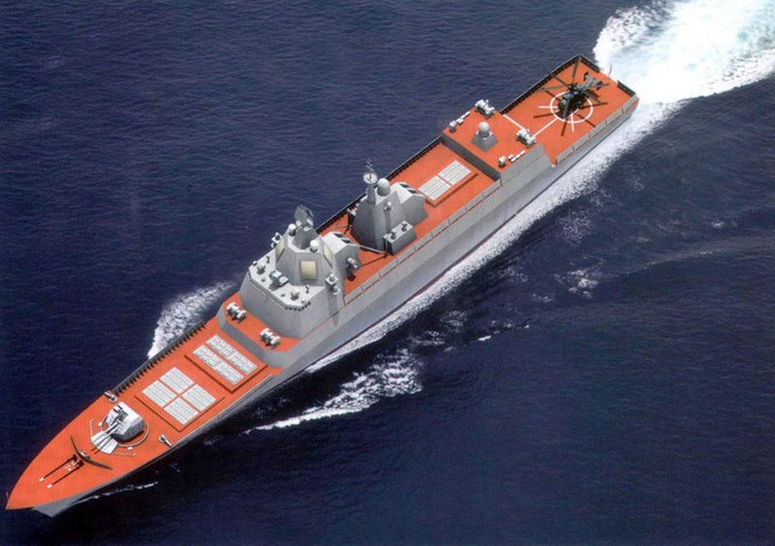 Mô hình chiến hạm hiện đại do Nga sản xuất (ảnh minh hoạ)